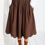 Polly Skirt - Midnight/Tan