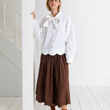Polly Skirt - Midnight/Tan