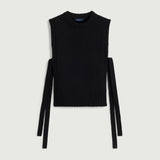 Uzel Knit Vest - Black