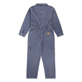 Patch Pocket Indie Jumpsuit - Washed Denim