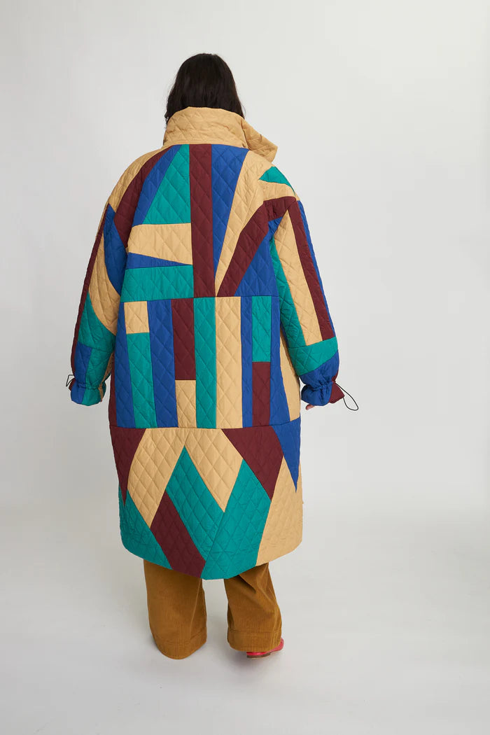 Patchwork Coat Multi Ediit