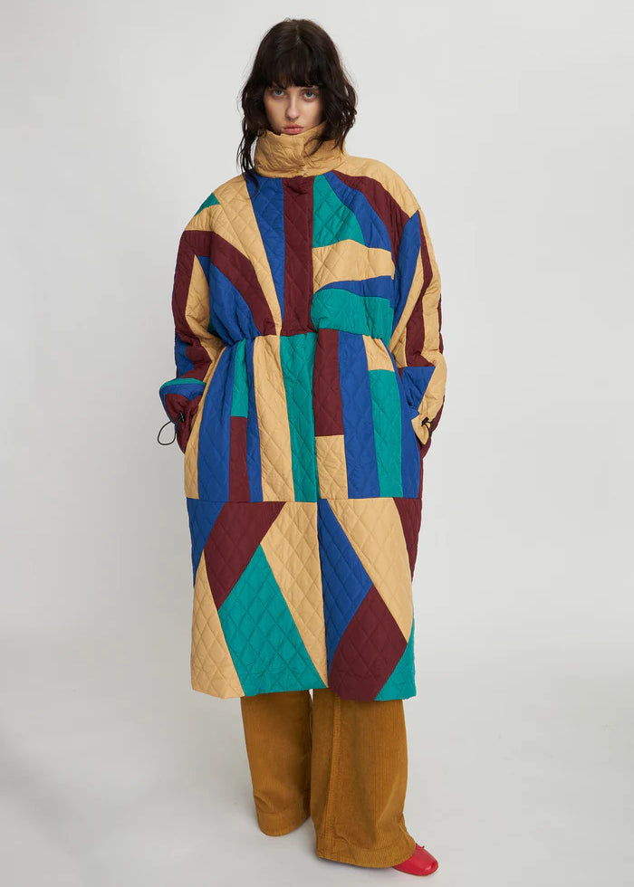 Patchwork Coat Multi Ediit