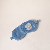 Pearl Shell Eye Mask - Dusky Blue