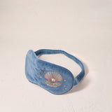 Pearl Shell Eye Mask - Dusky Blue