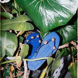 Tapered Pearl Luminous Flip Flop - Blue