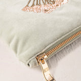 Pressed Flowers Mini Pouch - Sage