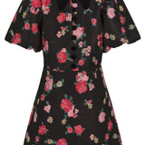 Rosie Dress - Black/Rose