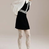 A.M. Daisy Dress - Black/Cream