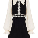 A.M. Daisy Dress - Black/Cream