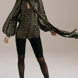 Foxy Blouse - Back/Gold