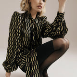Foxy Blouse - Back/Gold