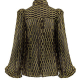 Foxy Blouse - Back/Gold