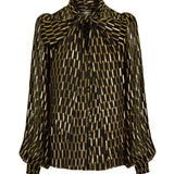 Foxy Blouse - Back/Gold
