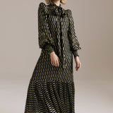Alabama Dress - Black/Gold