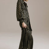 Alabama Dress - Black/Gold