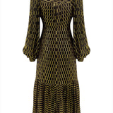 Alabama Dress - Black/Gold