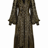 Alabama Dress - Black/Gold