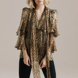 Bea Blouse - Leopard