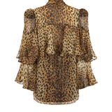 Bea Blouse - Leopard