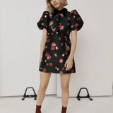 Rosie Dress - Black/Rose