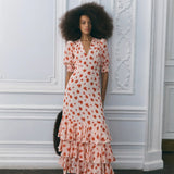 Bella Maxi Dress - Rose White