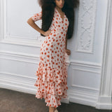 Bella Maxi Dress - Rose White