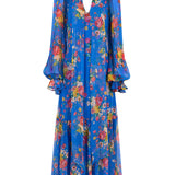 Marnie Maxi Dress - Floral Cobalt