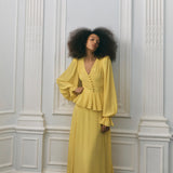 Mimosa Maxi Dress - Butter Yellow