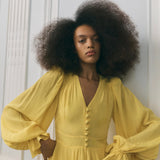 Mimosa Maxi Dress - Butter Yellow