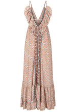 Load image into Gallery viewer, Ediit Boho Dress - Beige - GS R9698
