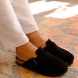 Riva Wool Clog - Black