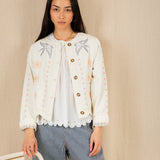 Rosie Jacket - Ecru Multi