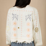 Rosie Jacket - Ecru Multi