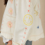 Rosie Jacket - Ecru Multi