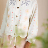 Rosie Jacket - Ecru Multi