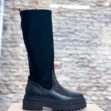 Stoke Lycra Boots - Black