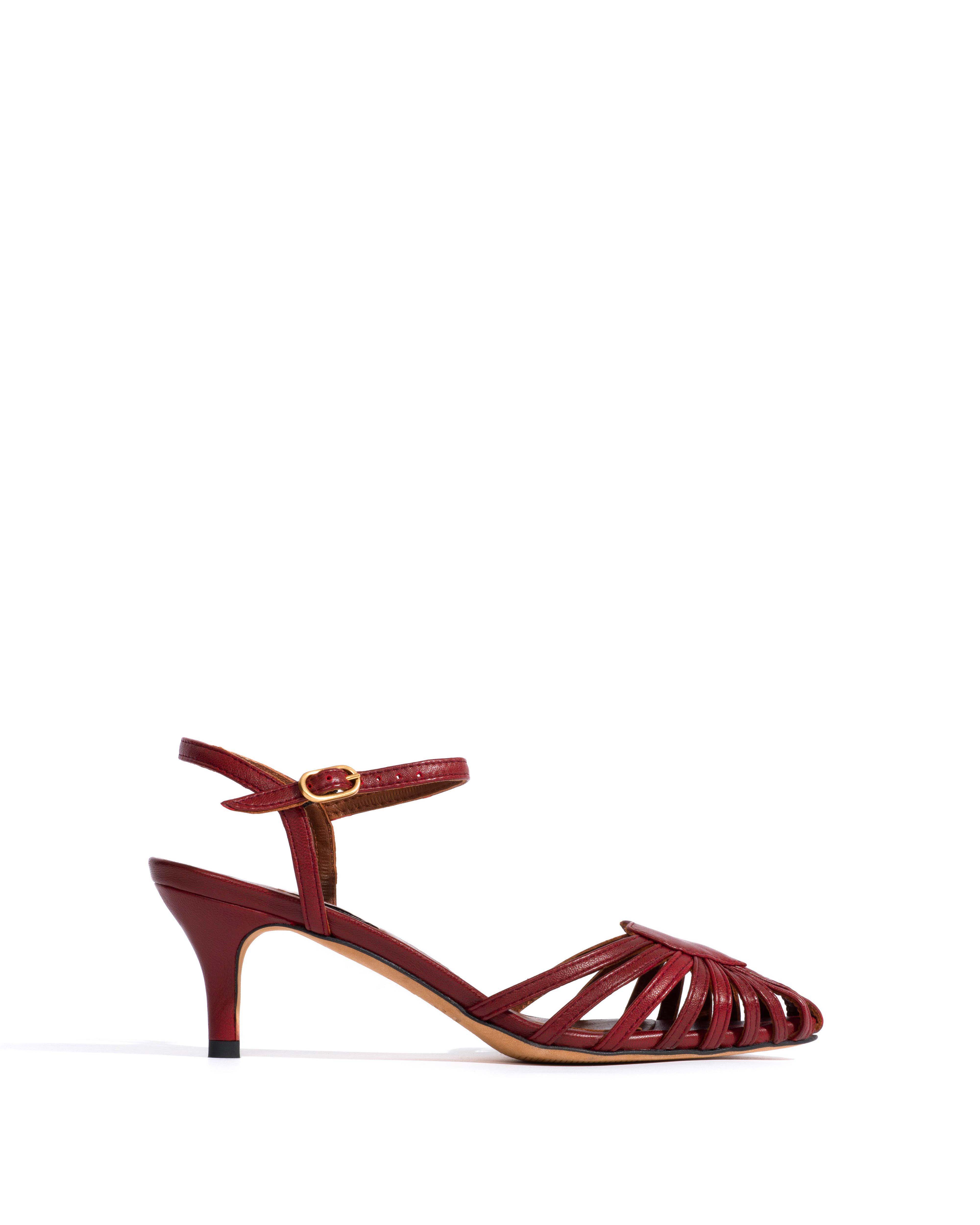Keesha 55 Heels - Pomegranate