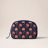 Rose Makeup Bag - Navy