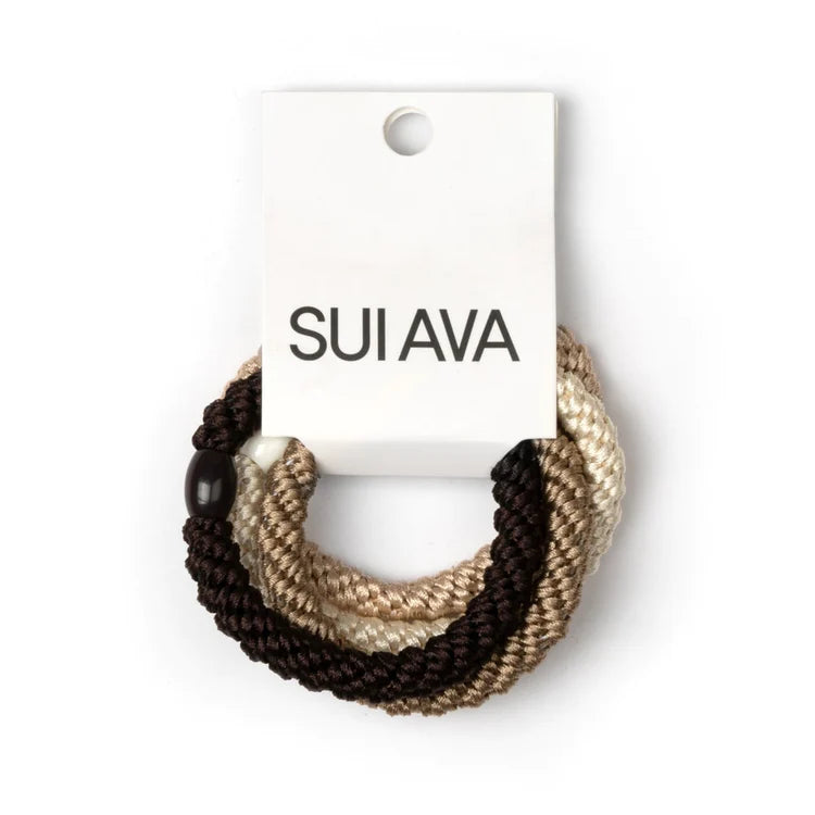 Sui Ava 4-pack Basic Essentials Elastics - Pretty Autumn