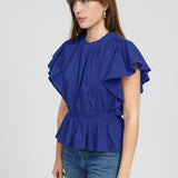 Salekina Blouse - Indigo