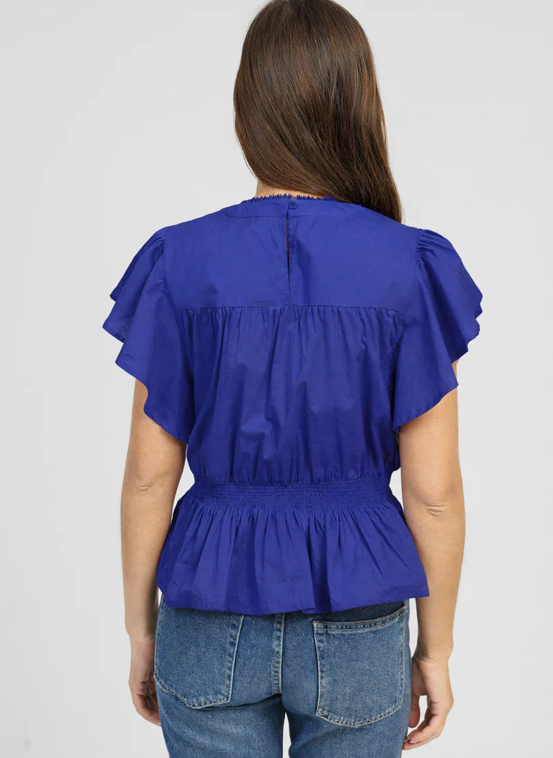 Salekina Blouse - Indigo