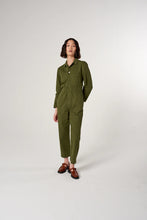 Load image into Gallery viewer, Seventy + Mochi Indie L/S Jumpsuit - Pine
