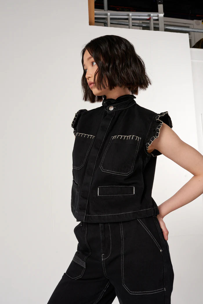 Seventy + Mochi Pablo Waistcoat - Black