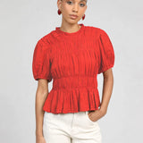 Sizaya Blouse - Red