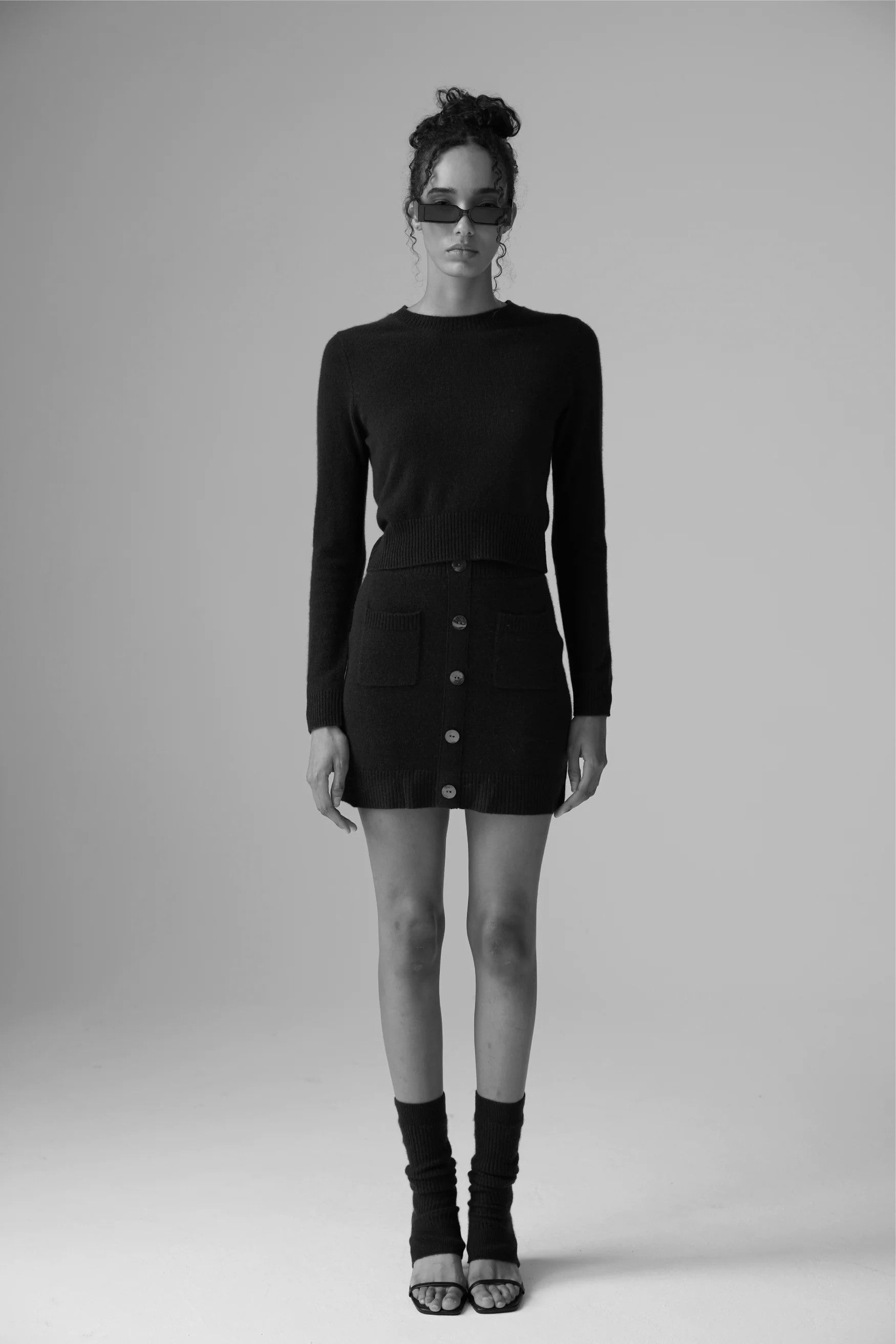 Womad Little Jumper - Black