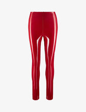 Load image into Gallery viewer, Commando Faux Patent Leather Legging- Lava
