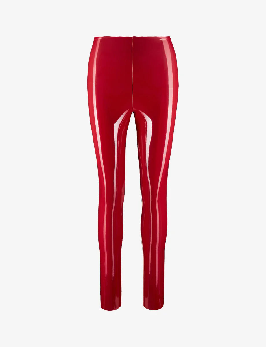 Commando Faux Patent Leather Legging- Lava