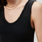 Sonoma Vest Top - Vintage Black