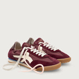 Split 8005 Trainers - Burgundy/White