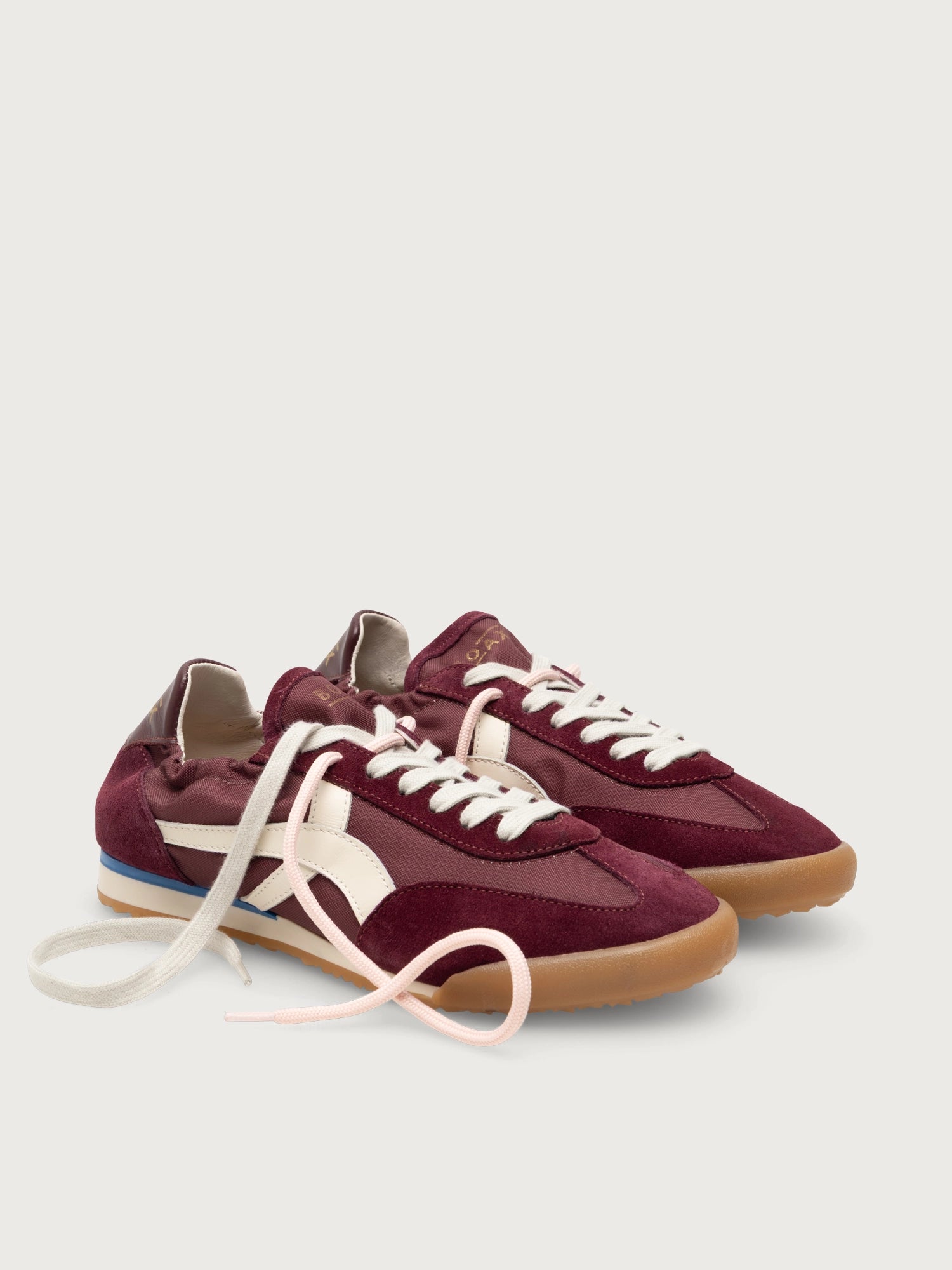 Split 8005 Trainers - Burgundy/White